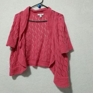 Short sleeve cardigan